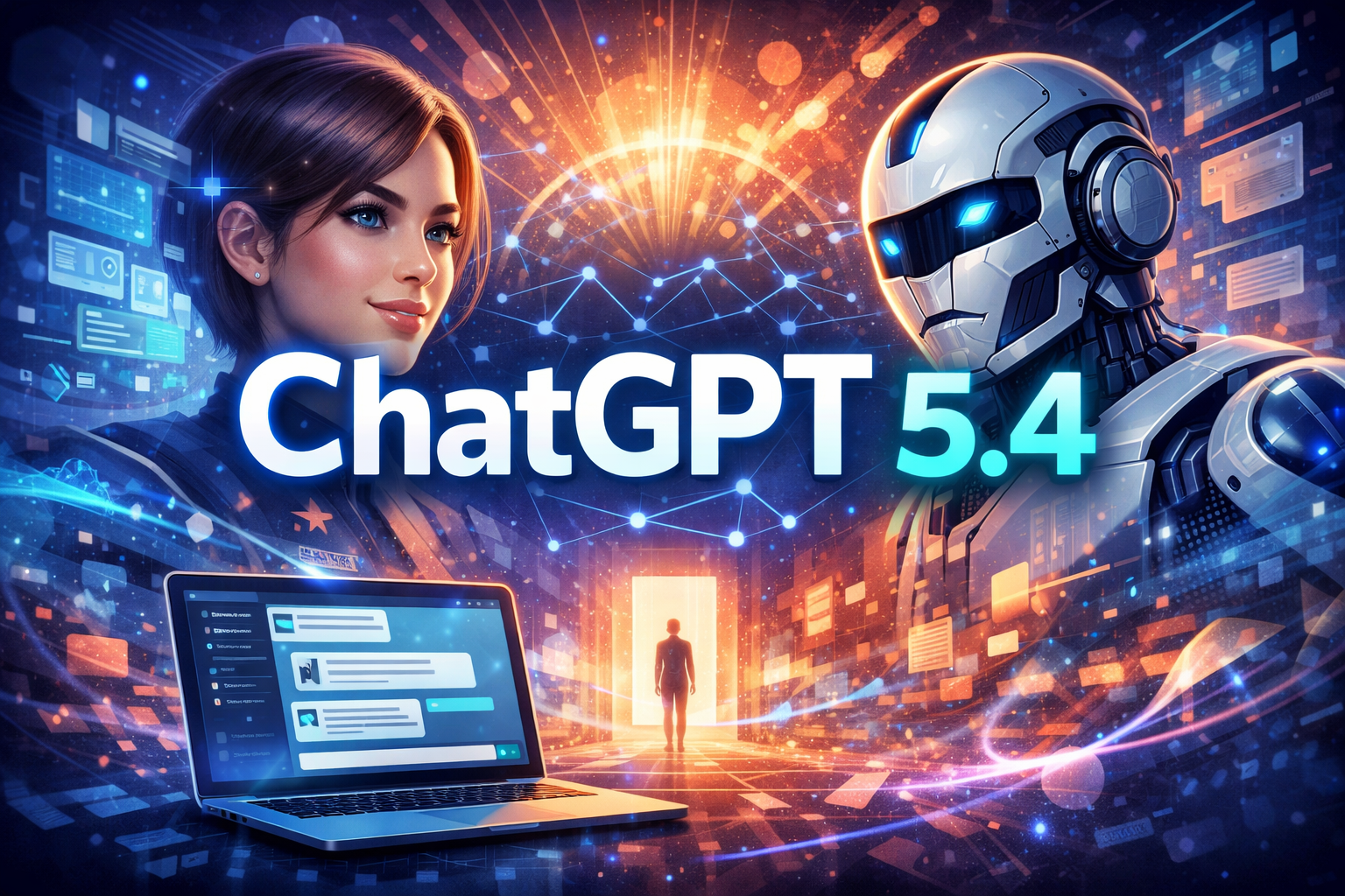 OpenAI GPT-5.4 interface with computer-use capabilities demonstration