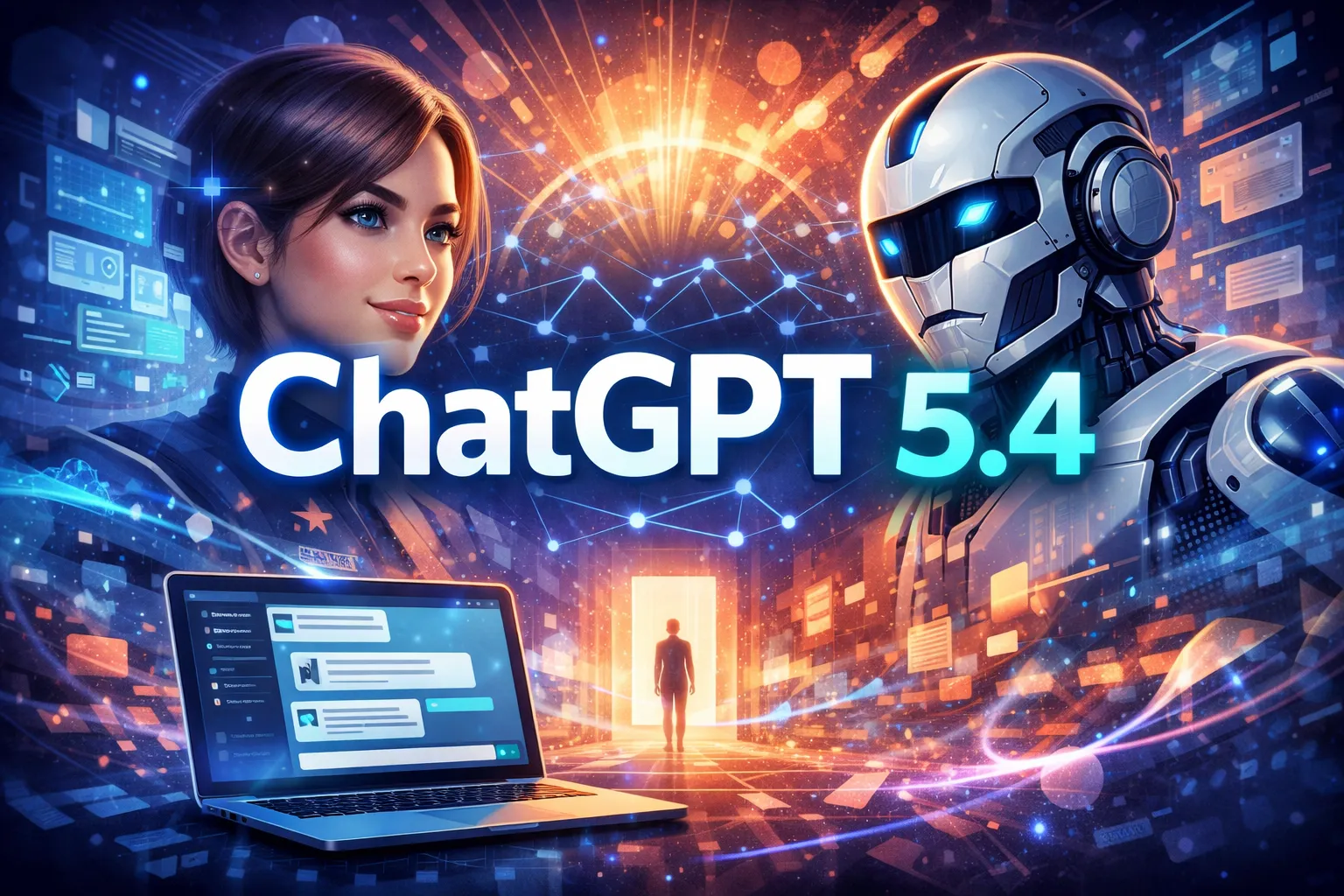 OpenAI GPT-5.4 interface with computer-use capabilities demonstration