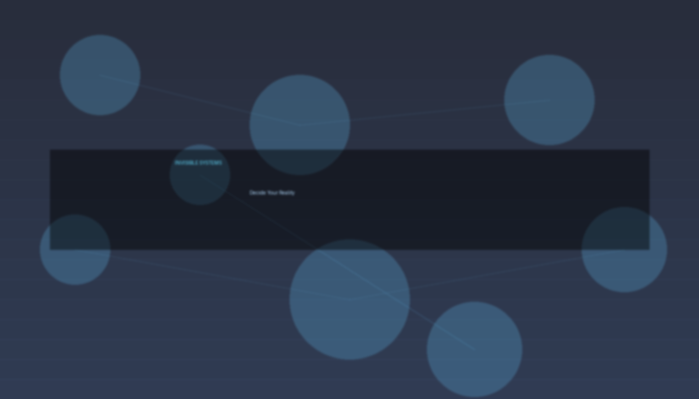 Abstract digital network of glowing connections representing invisible AI algorithms making decisions about hiring, credit, and news